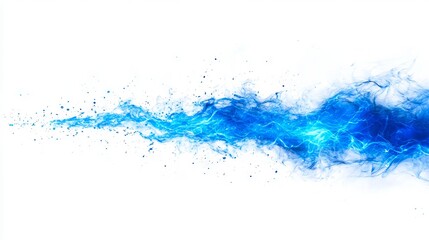A blue and white background with a splash of water