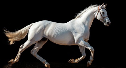 White Horse Running