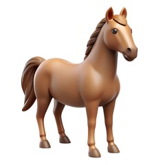 Obraz premium A horse on white background png
