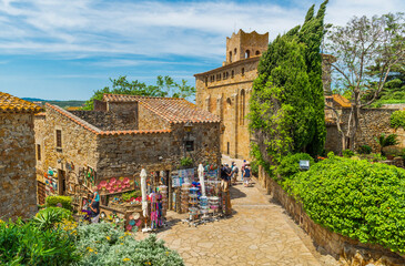 Fototapeta premium Pals is a medieval town in Catalonia, northern Spain, on the Costa Brava.