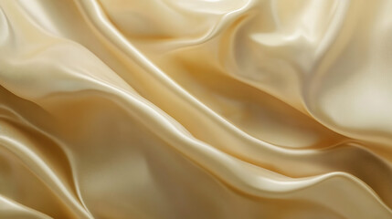 Obraz premium Smooth Flowing Golden Silk Background