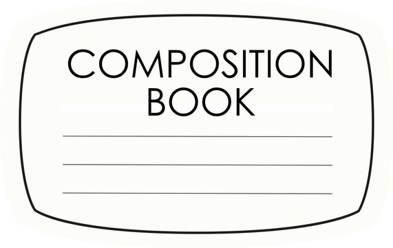 This Book Belongs To - Blank Label Sticker for Composition Notebook Personalization