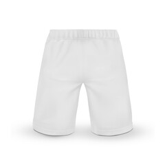 Comfortable White Shorts with Elastic Waistband and Lightweight Fabric for Casual Wear