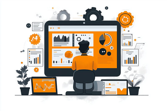 Screen showing technical SEO elements, including site speed and mobile usability tests in progress.