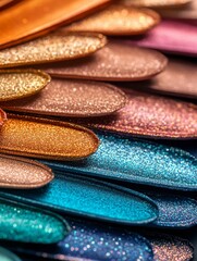 closeup of shimmer palette