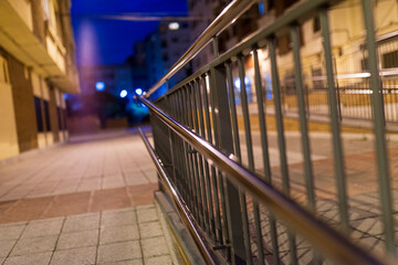 escalera de acero inoxidable