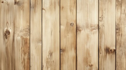 Fototapeta premium Natural wood texture with vertical planks arranged neatly in a light setting