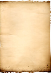 Vintage Aged Paper Texture with Burnt Edges