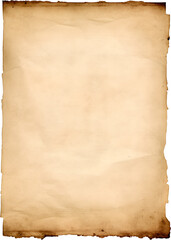 Vintage Aged Paper Texture with Burnt Edges