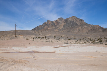 Rock formations in the desert