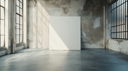 Obraz premium Blank canvas, clean setting for art or creativity concepts 