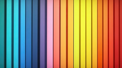 Obraz premium Colorful Vertical Wooden Planks Background
