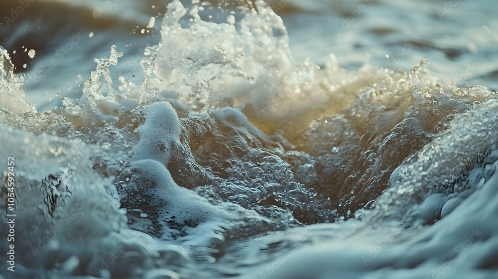 Poster dynamic kayaking action capturing thrilling motion in water -