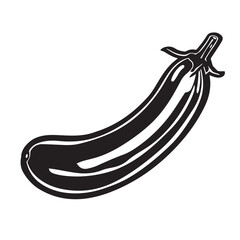 Zucchini in cartoon, doodle style . Image for t-shirt, web, mobile apps and ui. Isolated 2d vector illustration in logo, icon, sketch style, Eps 10, black and white. AI Generative