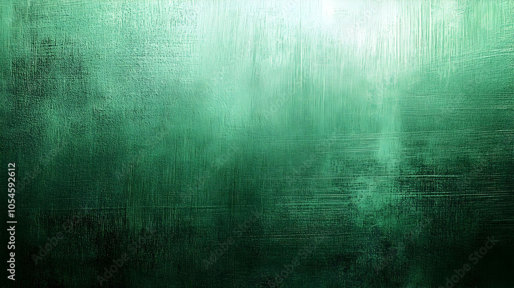 Poster elegant green gradient background: a sophisticated brushed metal texture in a green gradient, ideal 