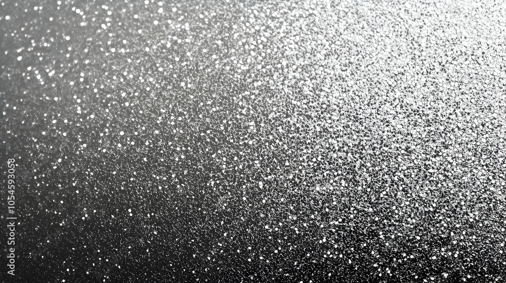 Poster grainy silver texture: a grainy silver texture background creating a subtle gradient from top to bot
