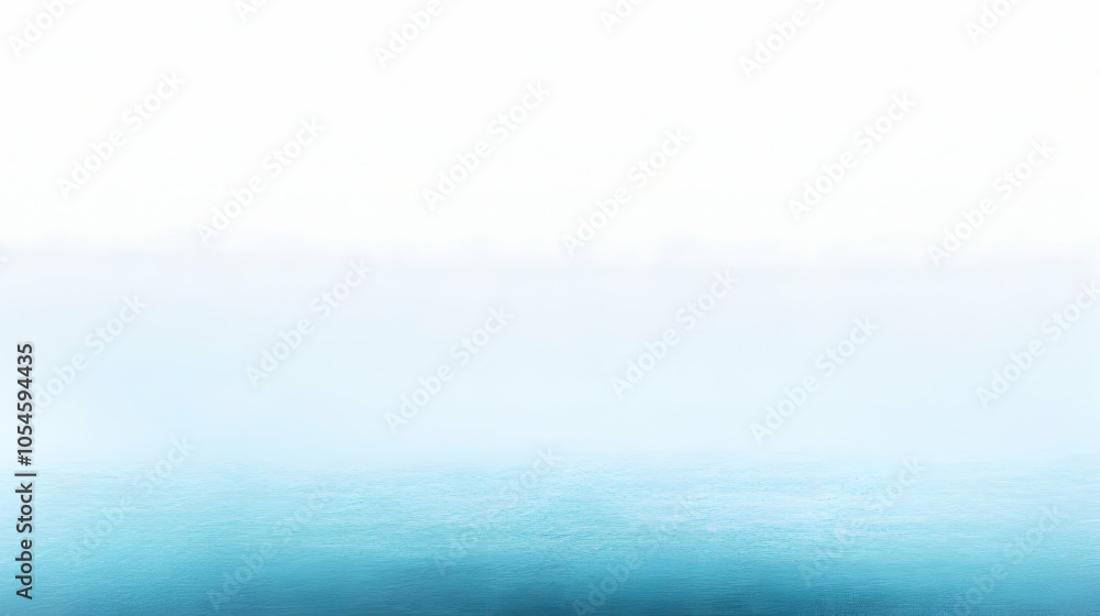 Poster soft blue and white gradient: an elegant abstract background featuring a smooth gradient of light bl