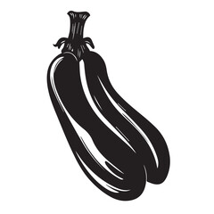 Zucchini in cartoon, doodle style . Image for t-shirt, web, mobile apps and ui. Isolated 2d vector illustration in logo, icon, sketch style, Eps 10, black and white. AI Generative