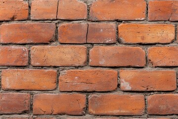 Cracks in a brick wall. Background or backdrop with copy space