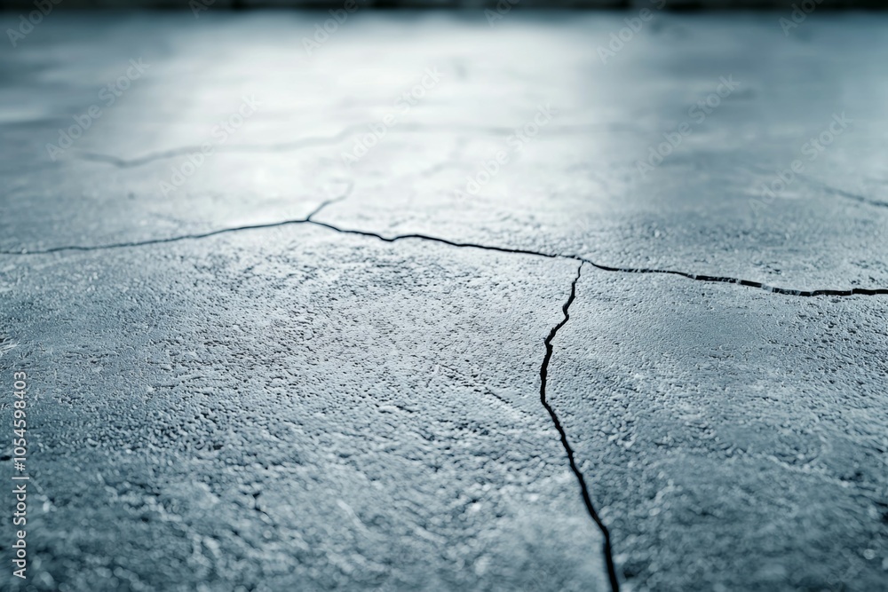 Poster crack in the floor. background or backdrop with copy space