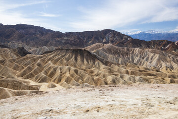 View from Zabriskie Point in Death Valley National Park, California