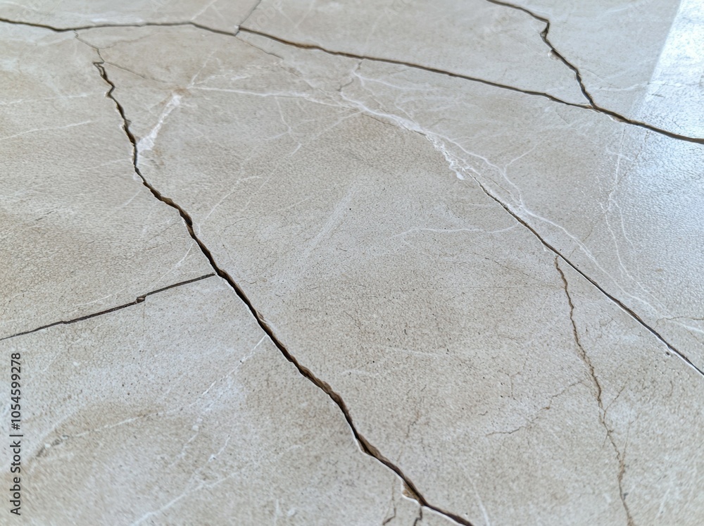 Poster crack in the floor. background or backdrop with copy space