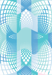 The background image is in blue tones. Alternate with straight lines, used in graphics.