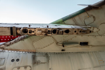 Undercarriage part of a jet fighter