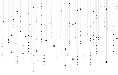 A white background with black dots in the shape of grid lines -