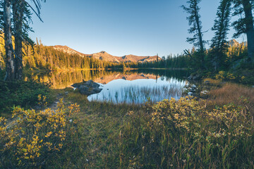 Beautiful Last Light On the Ridge