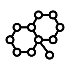 molecule Line Icon
