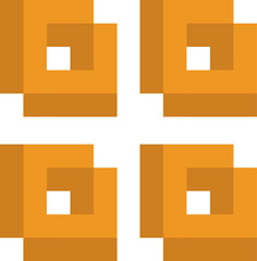 Pixel Art Fried Onion Rings