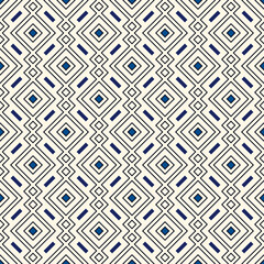Ethnic, tribal seamless surface pattern. Repeated diamonds and rhombuses motif. Folk background. Folkloric wallpaper. Geometric ornament. Geo digital paper, textile print. Vector art