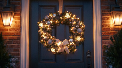 Christmas cottage decor, country house interior design and home decor, festive winter holiday decoration, English countryside style idea