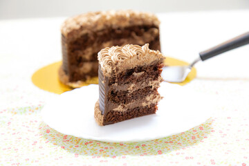 Chocolate mousse cake for 14th birthday