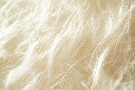 Detailed exploration of mercerized fibers showcasing unique textures under a microscope in natural daylight