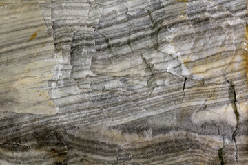 Salt wall texture background at Unirea salt mine, Slanic Prahova, Romania