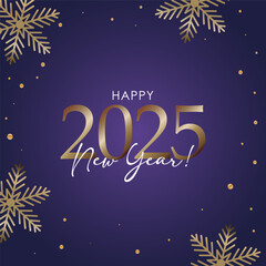 Happy new year 2025. New year vector.