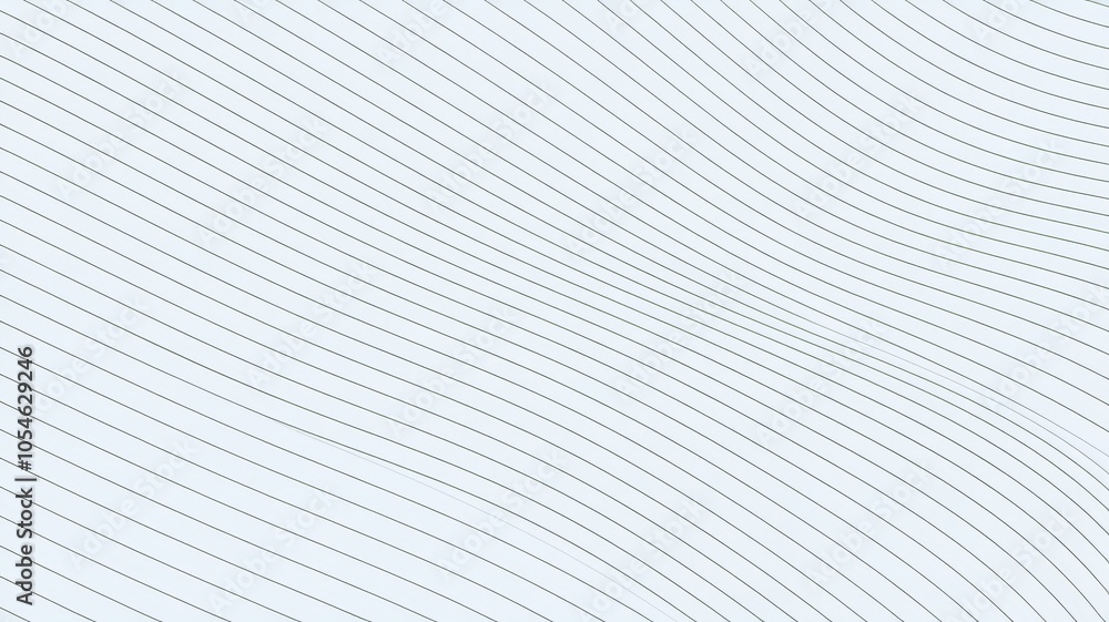 Poster abstract wavy lines on a light background for modern design.