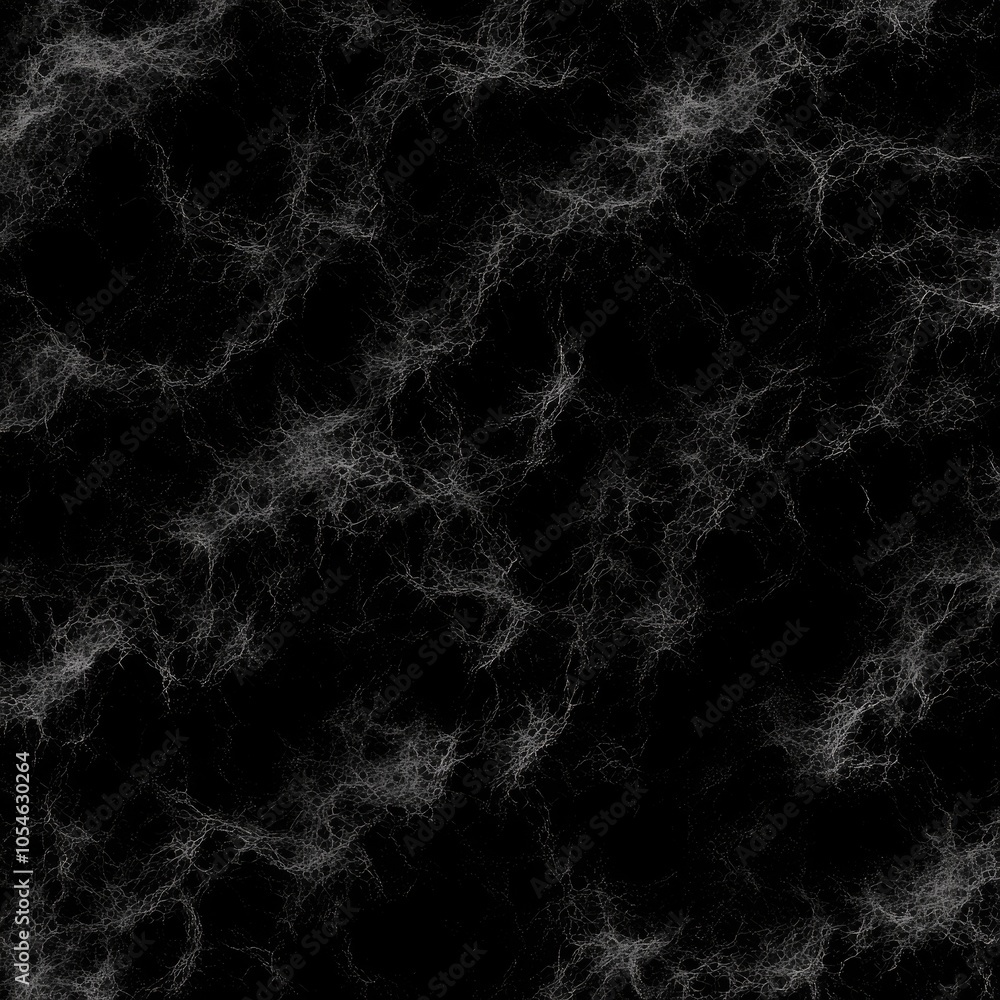 Poster abstract black and white texture resembling intricate web-like patterns.
