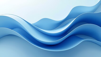 Transparent gradient glass background, 3d rendering.