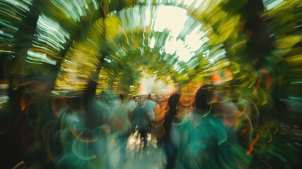 The ecofair swirled in a blur of environmental awareness and consciousness.