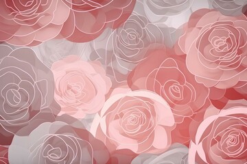 pink roses background