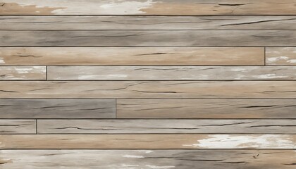 Weathered driftwood grunge overlay with soft wood grain, light brown and gray tones, and faint cracks for a beach-inspired texture