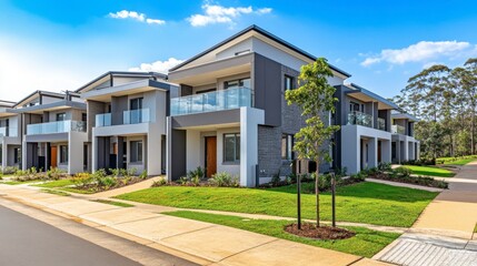 Modern Residential Villas in Sunny Neighborhood