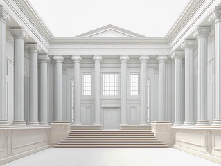 Obraz premium Court of Justice Architecture