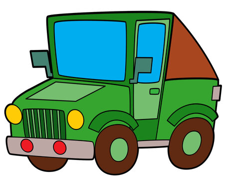 recommend clip art: Coloring page off road police car vehicle coloring page isolated illustration for children
