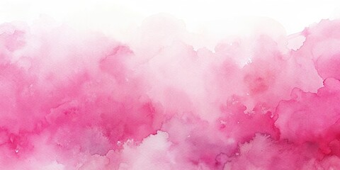 Fototapeta premium watercolor paint background in pink and white with forced perspective