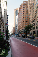 street in downtown city
