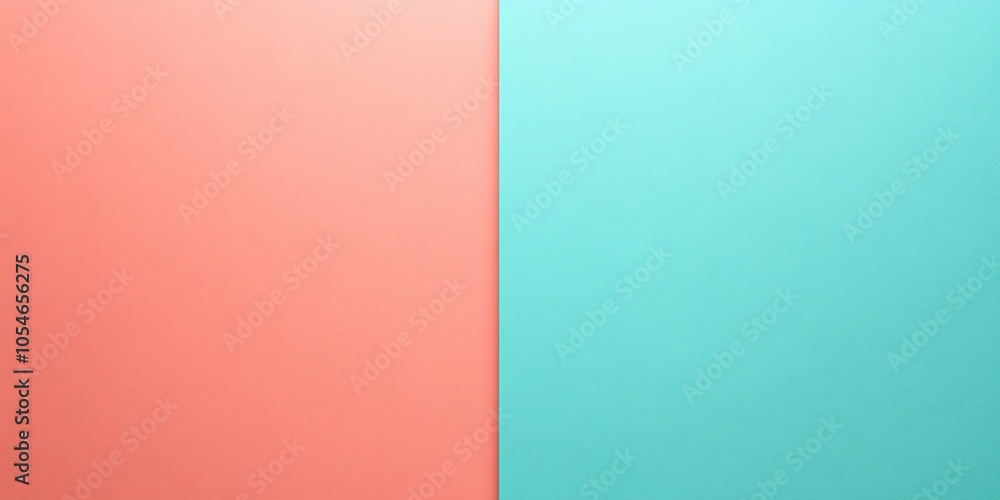 Aufkleber abstract background with two contrasting colors, one red and one blue.